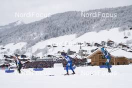 17.12.2017, Annecy-Le Grand Bornand, France (FRA): Dorothea Wierer (ITA), Vita Semerenko (UKR), (l-r) -  IBU world cup biathlon, mass women, Annecy-Le Grand Bornand (FRA). www.nordicfocus.com. © Manzoni/NordicFocus. Every downloaded picture is fee-liable.
