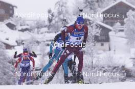 16.12.2017, Annecy-Le Grand Bornand, France (FRA): Anton Babikov (RUS) -  IBU world cup biathlon, pursuit men, Annecy-Le Grand Bornand (FRA). www.nordicfocus.com. © Manzoni/NordicFocus. Every downloaded picture is fee-liable.