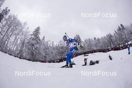 16.12.2017, Annecy-Le Grand Bornand, France (FRA): Lukas Hofer (ITA) -  IBU world cup biathlon, pursuit men, Annecy-Le Grand Bornand (FRA). www.nordicfocus.com. © Manzoni/NordicFocus. Every downloaded picture is fee-liable.