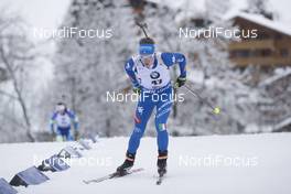 15.12.2017, Annecy-Le Grand Bornand, France (FRA): Lukas Hofer (ITA) -  IBU world cup biathlon, sprint men, Annecy-Le Grand Bornand (FRA). www.nordicfocus.com. © Manzoni/NordicFocus. Every downloaded picture is fee-liable.
