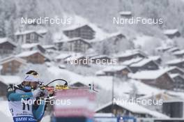 15.12.2017, Annecy-Le Grand Bornand, France (FRA): Simon Fourcade (FRA) -  IBU world cup biathlon, sprint men, Annecy-Le Grand Bornand (FRA). www.nordicfocus.com. © Manzoni/NordicFocus. Every downloaded picture is fee-liable.