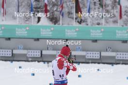 15.12.2017, Annecy-Le Grand Bornand, France (FRA): Scott Gow (CAN) -  IBU world cup biathlon, sprint men, Annecy-Le Grand Bornand (FRA). www.nordicfocus.com. © Manzoni/NordicFocus. Every downloaded picture is fee-liable.