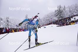 15.12.2017, Annecy-Le Grand Bornand, France (FRA): Quentin Fillon Maillet (FRA) -  IBU world cup biathlon, sprint men, Annecy-Le Grand Bornand (FRA). www.nordicfocus.com. © Manzoni/NordicFocus. Every downloaded picture is fee-liable.