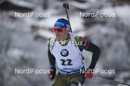 15.12.2017, Annecy-Le Grand Bornand, France (FRA): Erik Lesser (GER) -  IBU world cup biathlon, sprint men, Annecy-Le Grand Bornand (FRA). www.nordicfocus.com. © Manzoni/NordicFocus. Every downloaded picture is fee-liable.