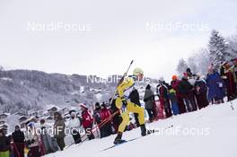 15.12.2017, Annecy-Le Grand Bornand, France (FRA): Jesper Nelin (SWE) -  IBU world cup biathlon, sprint men, Annecy-Le Grand Bornand (FRA). www.nordicfocus.com. © Manzoni/NordicFocus. Every downloaded picture is fee-liable.