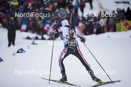 15.12.2017, Annecy-Le Grand Bornand, France (FRA): Felix Leitner (AUT) -  IBU world cup biathlon, sprint men, Annecy-Le Grand Bornand (FRA). www.nordicfocus.com. © Manzoni/NordicFocus. Every downloaded picture is fee-liable.