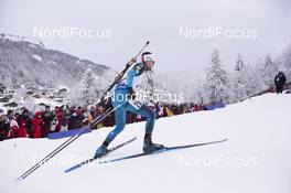 15.12.2017, Annecy-Le Grand Bornand, France (FRA): Simon Desthieux (FRA) -  IBU world cup biathlon, sprint men, Annecy-Le Grand Bornand (FRA). www.nordicfocus.com. © Manzoni/NordicFocus. Every downloaded picture is fee-liable.