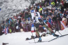15.12.2017, Annecy-Le Grand Bornand, France (FRA): Erik Lesser (GER) -  IBU world cup biathlon, sprint men, Annecy-Le Grand Bornand (FRA). www.nordicfocus.com. © Manzoni/NordicFocus. Every downloaded picture is fee-liable.