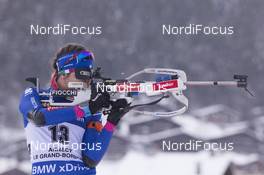 14.12.2017, Annecy-Le Grand Bornand, France (FRA): Lisa Vittozzi (ITA) -  IBU world cup biathlon, sprint women, Annecy-Le Grand Bornand (FRA). www.nordicfocus.com. © Manzoni/NordicFocus. Every downloaded picture is fee-liable.