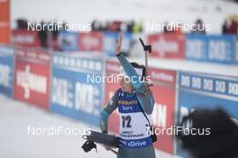14.12.2017, Annecy-Le Grand Bornand, France (FRA): Celia Aymonier (FRA) -  IBU world cup biathlon, sprint women, Annecy-Le Grand Bornand (FRA). www.nordicfocus.com. © Manzoni/NordicFocus. Every downloaded picture is fee-liable.