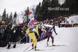 14.12.2017, Annecy-Le Grand Bornand, France (FRA): Hanna Oeberg (SWE) -  IBU world cup biathlon, sprint women, Annecy-Le Grand Bornand (FRA). www.nordicfocus.com. © Manzoni/NordicFocus. Every downloaded picture is fee-liable.