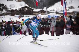 14.12.2017, Annecy-Le Grand Bornand, France (FRA): Justine Braisaz (FRA) -  IBU world cup biathlon, sprint women, Annecy-Le Grand Bornand (FRA). www.nordicfocus.com. © Manzoni/NordicFocus. Every downloaded picture is fee-liable.