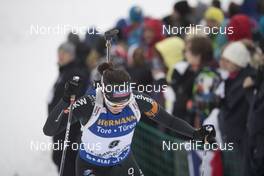 14.12.2017, Annecy-Le Grand Bornand, France (FRA): Selina Gasparin (SUI) -  IBU world cup biathlon, sprint women, Annecy-Le Grand Bornand (FRA). www.nordicfocus.com. © Manzoni/NordicFocus. Every downloaded picture is fee-liable.