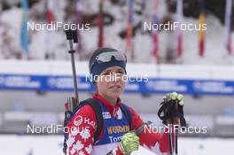 14.12.2017, Annecy-Le Grand Bornand, France (FRA): Julia Ransom (CAN) -  IBU world cup biathlon, sprint women, Annecy-Le Grand Bornand (FRA). www.nordicfocus.com. © Manzoni/NordicFocus. Every downloaded picture is fee-liable.