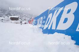13.12.2017, Annecy-Le Grand Bornand, France (FRA): Event Feature: massive snow in the stadium -  IBU world cup biathlon, training, Annecy-Le Grand Bornand (FRA). www.nordicfocus.com. © Manzoni/NordicFocus. Every downloaded picture is fee-liable.