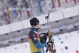 13.12.2017, Annecy-Le Grand Bornand, France (FRA): Simon Desthieux (FRA) -  IBU world cup biathlon, training, Annecy-Le Grand Bornand (FRA). www.nordicfocus.com. © Manzoni/NordicFocus. Every downloaded picture is fee-liable.