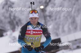13.12.2017, Annecy-Le Grand Bornand, France (FRA): Antonin Guigonnat (FRA) -  IBU world cup biathlon, training, Annecy-Le Grand Bornand (FRA). www.nordicfocus.com. © Manzoni/NordicFocus. Every downloaded picture is fee-liable.