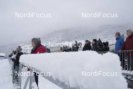 13.12.2017, Annecy-Le Grand Bornand, France (FRA): Event Feature: fans watching the training -  IBU world cup biathlon, training, Annecy-Le Grand Bornand (FRA). www.nordicfocus.com. © Manzoni/NordicFocus. Every downloaded picture is fee-liable.