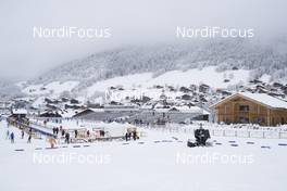 13.12.2017, Annecy-Le Grand Bornand, France (FRA): Event Feature: overview over the stadium -  IBU world cup biathlon, training, Annecy-Le Grand Bornand (FRA). www.nordicfocus.com. © Manzoni/NordicFocus. Every downloaded picture is fee-liable.