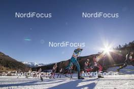 01.01.2017, Val Mustair, Switzerland (SUI): Jean Marc Gaillard (FRA), Thomas Bing (GER), (l-r)  - FIS world cup cross-country, tour de ski, mass men, Val Mustair (SUI). www.nordicfocus.com. © Modica/NordicFocus. Every downloaded picture is fee-liable.