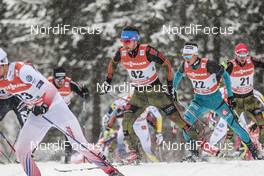 04.01.2017, Oberstdorf, Germany (GER): Jonas Dobler (GER), Clement Parisse (FRA), (l-r)  - FIS world cup cross-country, tour de ski, pursuit men, Oberstdorf (GER). www.nordicfocus.com. © Modica/NordicFocus. Every downloaded picture is fee-liable.