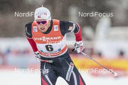 04.01.2017, Oberstdorf, Germany (GER): Emil Iversen (NOR) - FIS world cup cross-country, tour de ski, pursuit men, Oberstdorf (GER). www.nordicfocus.com. © Modica/NordicFocus. Every downloaded picture is fee-liable.