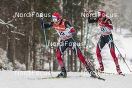 04.01.2017, Oberstdorf, Germany (GER): Sjur Roethe (NOR), Niklas Dyrhaug (NOR), (l-r)  - FIS world cup cross-country, tour de ski, pursuit men, Oberstdorf (GER). www.nordicfocus.com. © Modica/NordicFocus. Every downloaded picture is fee-liable.