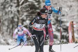 04.01.2017, Oberstdorf, Germany (GER): Nathalie Von Siebenthal (SUI), Yulia Tchekaleva (RUS), (l-r)  - FIS world cup cross-country, tour de ski, pursuit women, Oberstdorf (GER). www.nordicfocus.com. © Modica/NordicFocus. Every downloaded picture is fee-liable.
