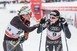 04.01.2017, Oberstdorf, Germany (GER): Nicole Fessel (GER), Nathalie Von Siebenthal (SUI), (l-r)  - FIS world cup cross-country, tour de ski, pursuit women, Oberstdorf (GER). www.nordicfocus.com. © Modica/NordicFocus. Every downloaded picture is fee-liable.