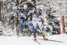 04.01.2017, Oberstdorf, Germany (GER): Charlotte Kalla (SWE), Kikkan Randall (USA), (l-r)  - FIS world cup cross-country, tour de ski, pursuit women, Oberstdorf (GER). www.nordicfocus.com. © Modica/NordicFocus. Every downloaded picture is fee-liable.