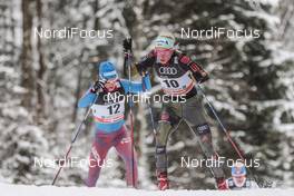 04.01.2017, Oberstdorf, Germany (GER): Nicole Fessel (GER), Yulia Tchekaleva (RUS), (l-r)  - FIS world cup cross-country, tour de ski, pursuit women, Oberstdorf (GER). www.nordicfocus.com. © Modica/NordicFocus. Every downloaded picture is fee-liable.