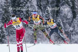 03.01.2017, Oberstdorf, Germany (GER): Jonas Dobler (GER), Giorgio Di Centa (ITA), (l-r)  - FIS world cup cross-country, tour de ski, skiathlon men, Oberstdorf (GER). www.nordicfocus.com. © Modica/NordicFocus. Every downloaded picture is fee-liable.