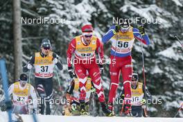 03.01.2017, Oberstdorf, Germany (GER): Graeme Killick (CAN), Philipp Haelg (LIE), (l-r)  - FIS world cup cross-country, tour de ski, skiathlon men, Oberstdorf (GER). www.nordicfocus.com. © Modica/NordicFocus. Every downloaded picture is fee-liable.