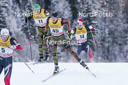 03.01.2017, Oberstdorf, Germany (GER): Lucas Boegl (GER), Thomas Bing (GER), (l-r)  - FIS world cup cross-country, tour de ski, skiathlon men, Oberstdorf (GER). www.nordicfocus.com. © Modica/NordicFocus. Every downloaded picture is fee-liable.