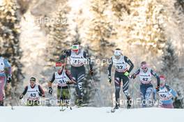 03.01.2017, Oberstdorf, Germany (GER): Lucia Scardoni (ITA), Elisa Brocard (ITA), (l-r)  - FIS world cup cross-country, tour de ski, skiathlon women, Oberstdorf (GER). www.nordicfocus.com. © Modica/NordicFocus. Every downloaded picture is fee-liable.