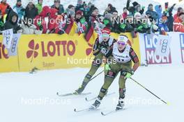 03.01.2017, Oberstdorf, Germany (GER): Sofie Krehl (GER), Sandra Ringwald (GER), (l-r)  - FIS world cup cross-country, tour de ski, skiathlon women, Oberstdorf (GER). www.nordicfocus.com. © Modica/NordicFocus. Every downloaded picture is fee-liable.