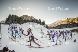 03.01.2017, Oberstdorf, Germany (GER): Start (l-r)  - FIS world cup cross-country, tour de ski, skiathlon women, Oberstdorf (GER). www.nordicfocus.com. © Modica/NordicFocus. Every downloaded picture is fee-liable.
