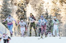 03.01.2017, Oberstdorf, Germany (GER): Aino-Kaisa Saarinen (FIN), Elisabeth Schicho (GER), Elena Soboleva (RUS), (l-r)  - FIS world cup cross-country, tour de ski, skiathlon women, Oberstdorf (GER). www.nordicfocus.com. © Modica/NordicFocus. Every downloaded picture is fee-liable.