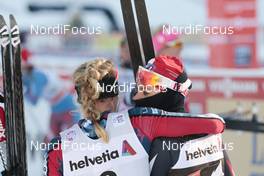 03.01.2017, Oberstdorf, Germany (GER): Jessica Diggins (USA), Heidi Weng (NOR), (l-r)  - FIS world cup cross-country, tour de ski, skiathlon women, Oberstdorf (GER). www.nordicfocus.com. © Modica/NordicFocus. Every downloaded picture is fee-liable.