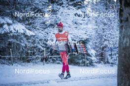 02.01.2017, Oberstdorf, Germany (GER): Serviceman going on testing area   - FIS world cup cross-country, tour de ski, training, Oberstdorf (GER). www.nordicfocus.com. © Modica/NordicFocus. Every downloaded picture is fee-liable.