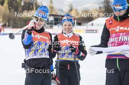 02.01.2017, Oberstdorf, Germany (GER): Kerttu Niskanen (FIN), Krista Parmakoski (FIN), (l-r)  - FIS world cup cross-country, tour de ski, training, Oberstdorf (GER). www.nordicfocus.com. © Modica/NordicFocus. Every downloaded picture is fee-liable.