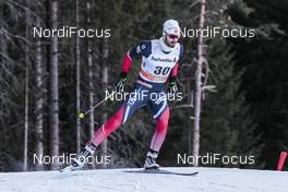 06.01.2017, Toblach, Italy (ITA): Hans Christer Holund (NOR) - FIS world cup cross-country, tour de ski, 10km men, Toblach (ITA). www.nordicfocus.com. © Modica/NordicFocus. Every downloaded picture is fee-liable.