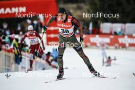 08.01.2017, Val di Fiemme, Italy (ITA): Valentin Maettig (GER) - FIS world cup cross-country, tour de ski, final climb men, Val di Fiemme (ITA). www.nordicfocus.com. © Modica/NordicFocus. Every downloaded picture is fee-liable.