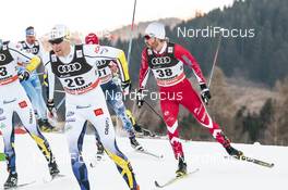 07.01.2017, Val di Fiemme, Italy (ITA): Daniel Rickardsson (SWE), Graeme Killick (CAN), (l-r)  - FIS world cup cross-country, tour de ski, mass men, Val di Fiemme (ITA). www.nordicfocus.com. © Modica/NordicFocus. Every downloaded picture is fee-liable.