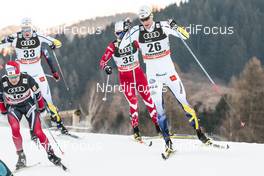 07.01.2017, Val di Fiemme, Italy (ITA): Daniel Rickardsson (SWE) - FIS world cup cross-country, tour de ski, mass men, Val di Fiemme (ITA). www.nordicfocus.com. © Modica/NordicFocus. Every downloaded picture is fee-liable.