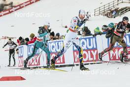 07.01.2017, Val di Fiemme, Italy (ITA): Daniel Rickardsson (SWE), Clement Parisse (FRA), (l-r)  - FIS world cup cross-country, tour de ski, mass men, Val di Fiemme (ITA). www.nordicfocus.com. © Modica/NordicFocus. Every downloaded picture is fee-liable.