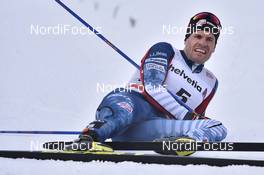 14.01.2017, Toblach, Italy (ITA): Simeon Hamilton (USA) - FIS world cup cross-country, individual sprint, Toblach (ITA). www.nordicfocus.com. © Thibaut/NordicFocus. Every downloaded picture is fee-liable.