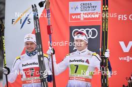 15.01.2017, Toblach, Italy (ITA): Oskar Svensson (SWE), Karl-Johan Westberg (SWE) - FIS world cup cross-country, team sprint, Toblach (ITA). www.nordicfocus.com. © Thibaut/NordicFocus. Every downloaded picture is fee-liable.