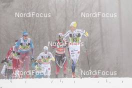 22.01.2017, Ulricehamn, Sweden (SWE): Alexander Bessmertnykh (RUS), Jens Burman (SWE), (l-r)  - FIS world cup cross-country, 4x7.5km men, Ulricehamn (SWE). www.nordicfocus.com. © Modica/NordicFocus. Every downloaded picture is fee-liable.