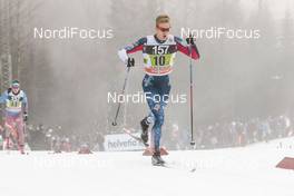 22.01.2017, Ulricehamn, Sweden (SWE): Erik Bjornsen (USA) - FIS world cup cross-country, 4x7.5km men, Ulricehamn (SWE). www.nordicfocus.com. © Modica/NordicFocus. Every downloaded picture is fee-liable.